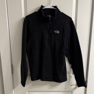 The North Face Black Half-Zip Fleece Pullover